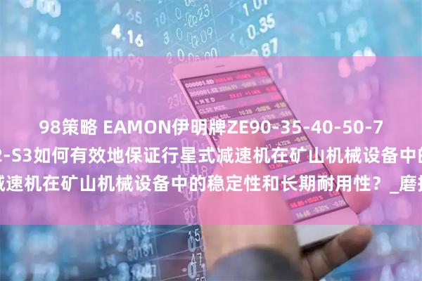 98策略 EAMON伊明牌ZE90-35-40-50-70-80-100-P1-P2-S1-S2-S3如何有效地保证行星式减速机在矿山机械设备中的稳定性和长期耐用性？_磨损_操作_进行